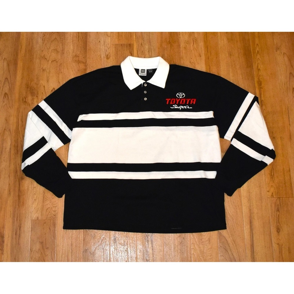 2025 Brand New OEM Toyota Supra Polo Long Sleeve Rugby Shirt Men Size M NEW